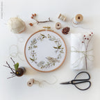 Bird & Wreath embroidery kit by Tamar Nahir-Yanai