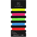 Olympus Neon embroidery floss set in the Vivid colorway, five colors on a card