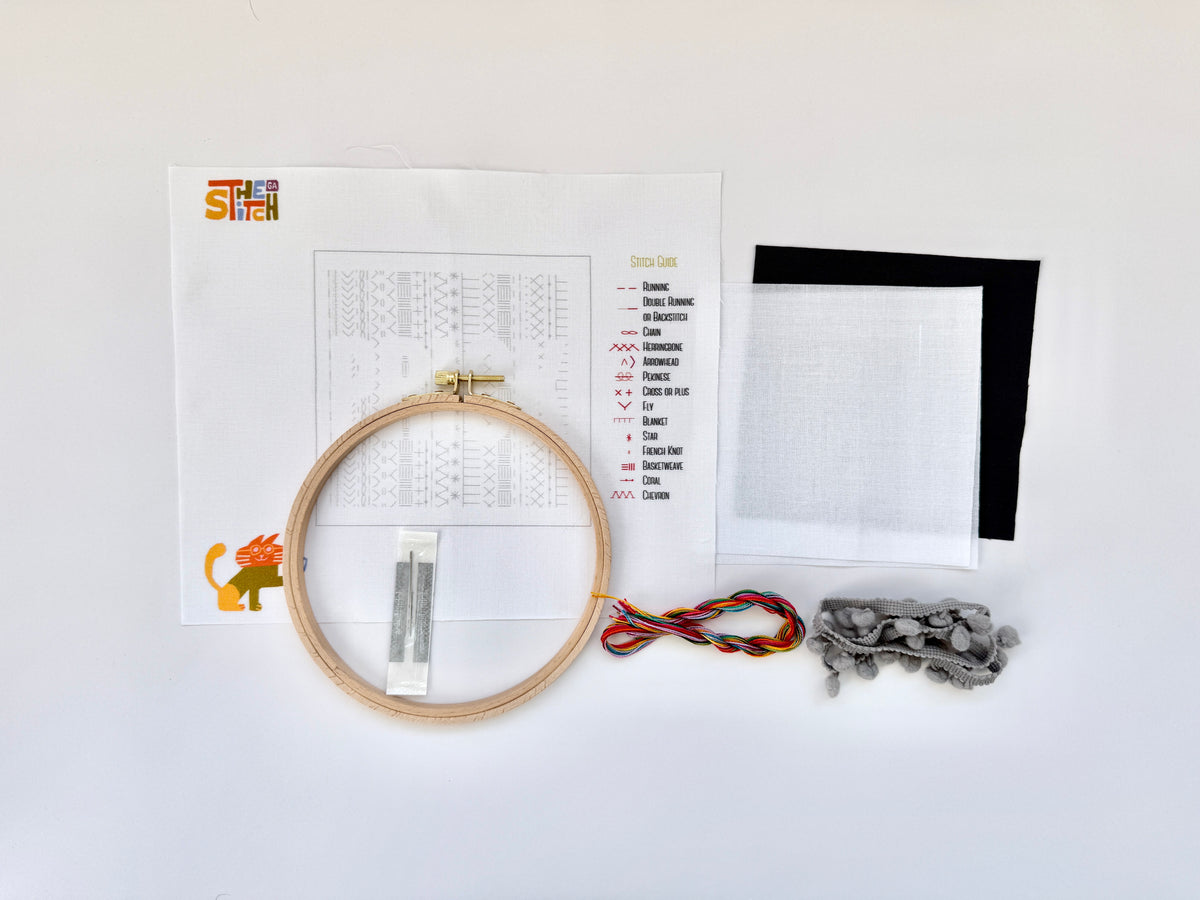 DIY Prick Embroidered Pincushion Kit