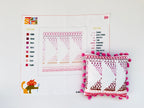 DIY Flying Geese Embroidered Pincushion Kit