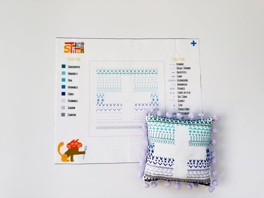 DIY Plus Embroidered Pincushion Kit