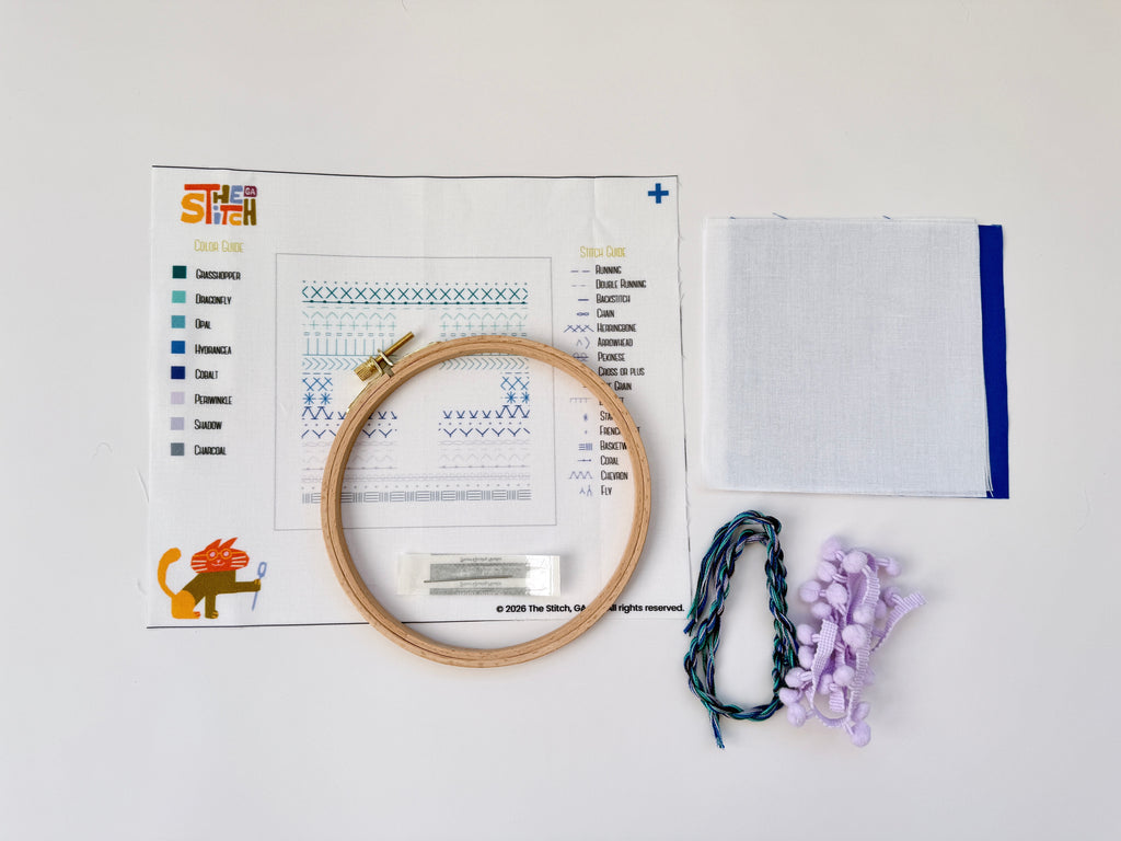 DIY Plus Embroidered Pincushion Kit