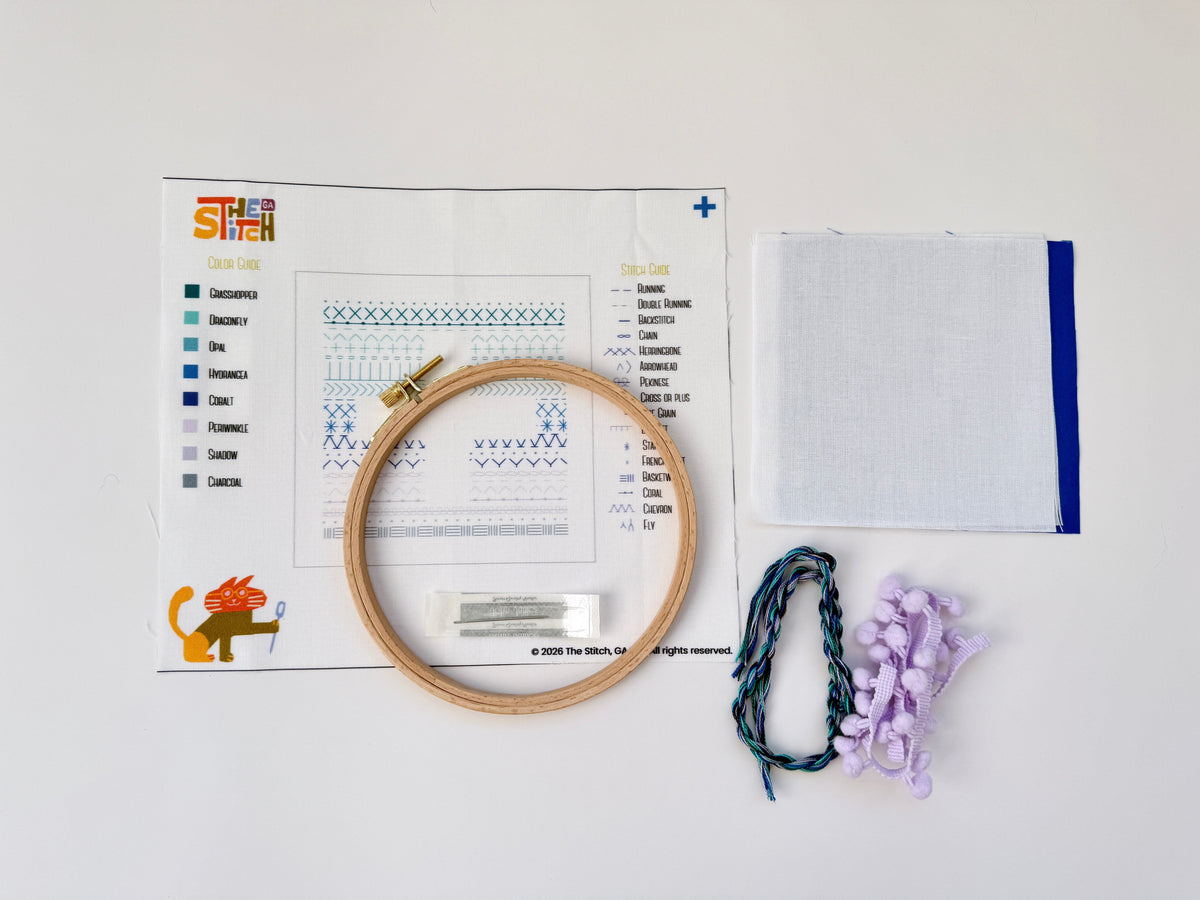DIY Plus Embroidered Pincushion Kit