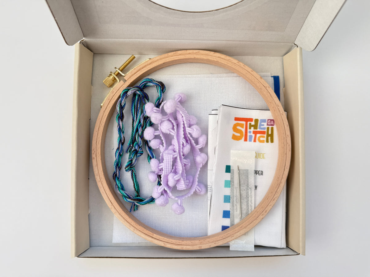 DIY Plus Embroidered Pincushion Kit