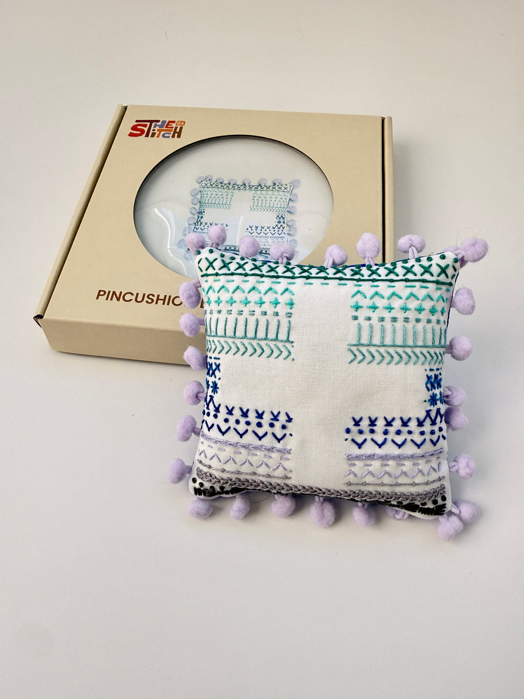 DIY Plus Embroidered Pincushion Kit