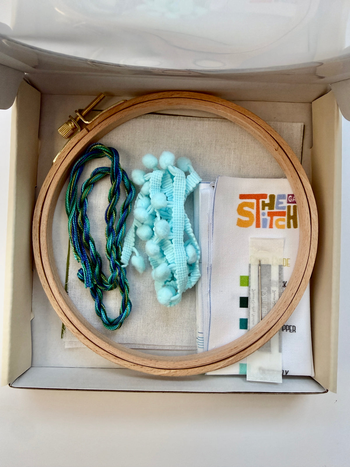 DIY Sawtooth Embroidered Pincushion Kit