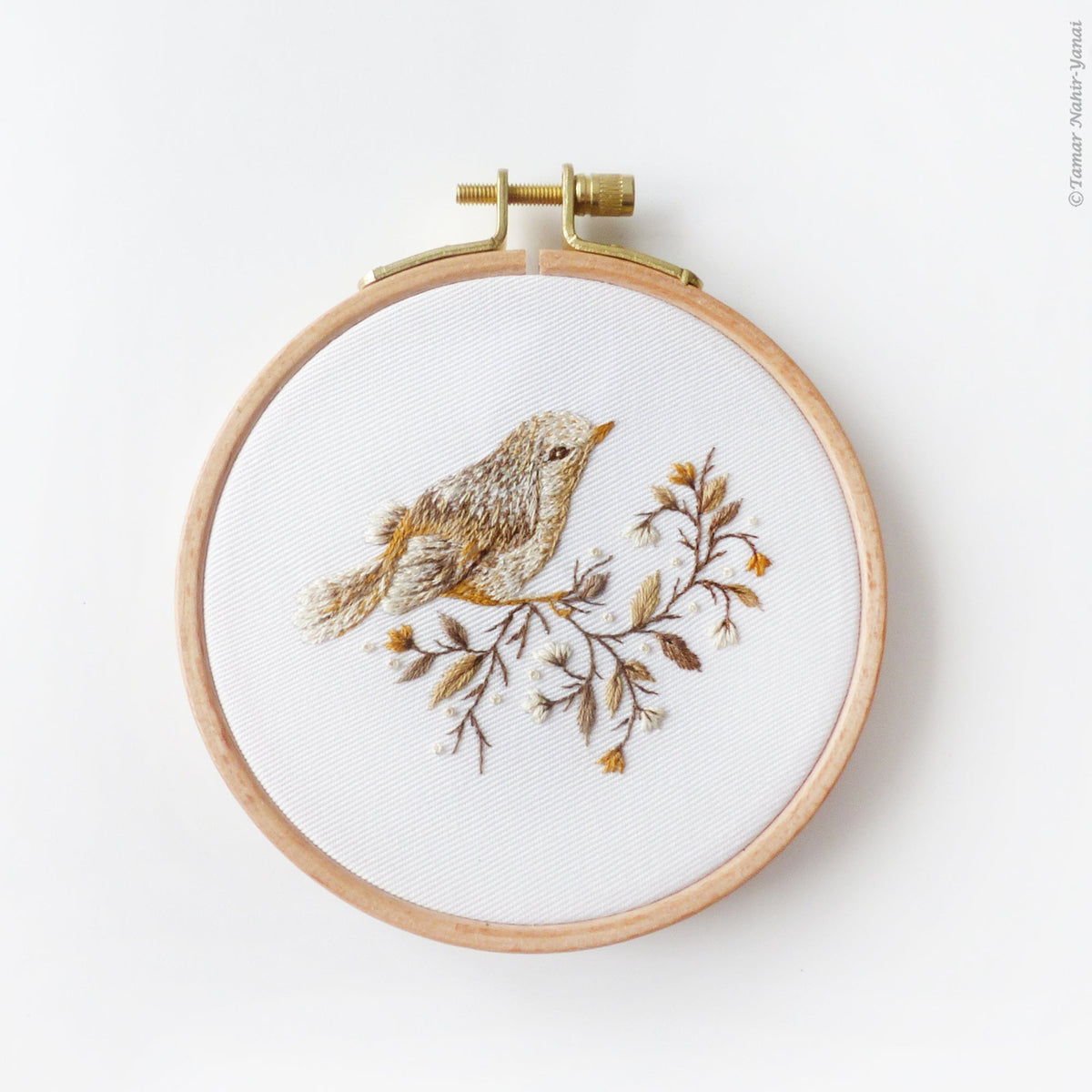 Little Bird embroidery kit by Tamar Nahir-Yanai