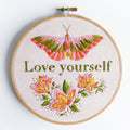 Love yourself embroidery kit by Tamar Nahir-Yanai