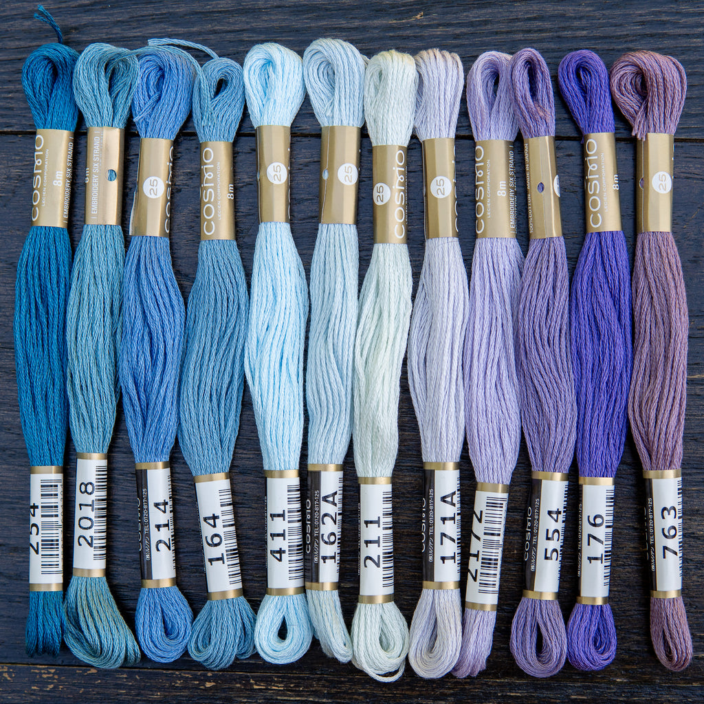 COSMO Embroidery Set Winter Hush - 12 Skeins