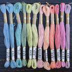 COSMO Embroidery Set Pastel Haze - 12 Skeins