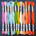 COSMO Embroidery Set Spring Fling - 12 Skeins