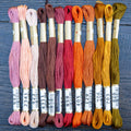 COSMO Embroidery Set Autumn Rose - 12 Skeins
