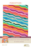 Perception Afghan Quilt Pattern PRINT by Nydia Kehnle
