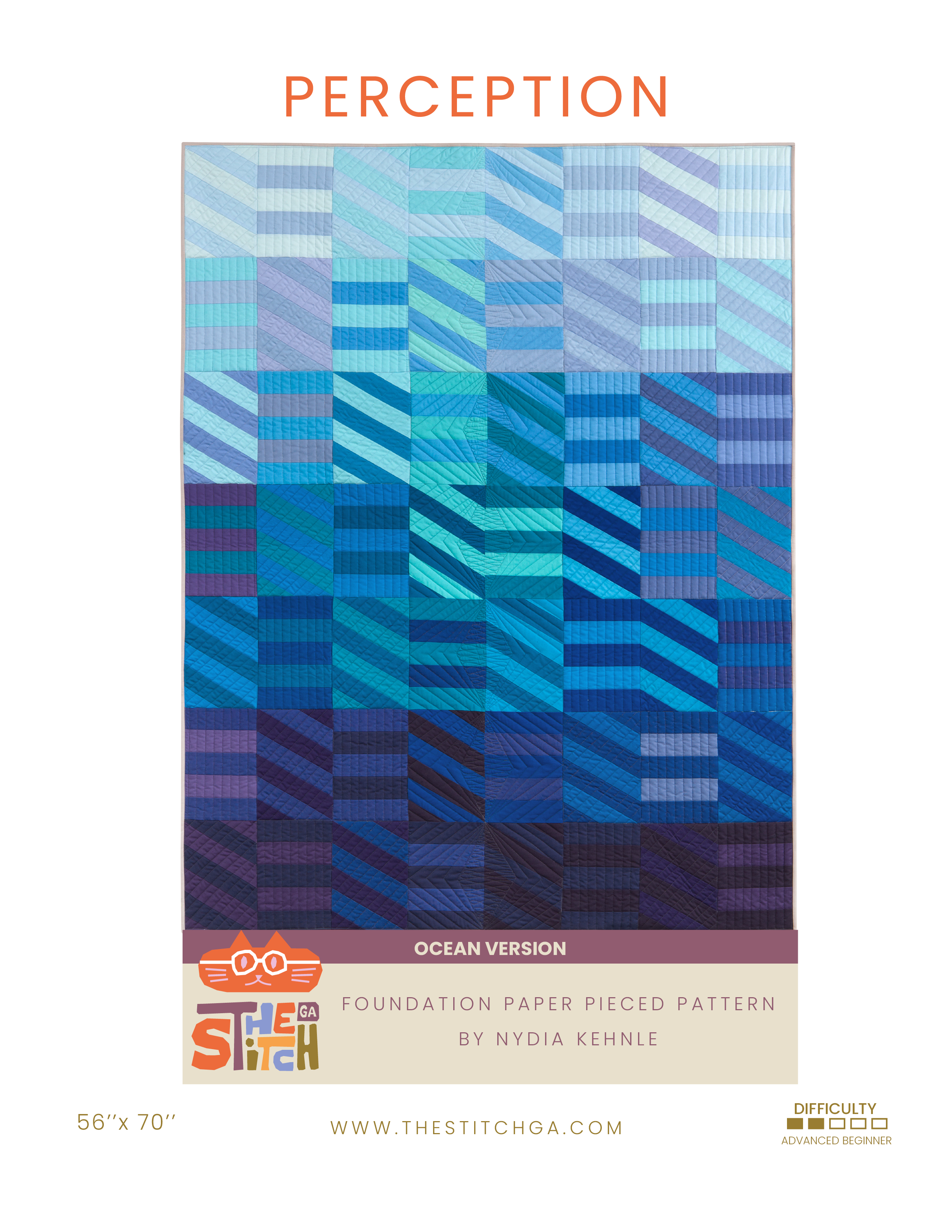 Perception Ocean Quilt Pattern PDF