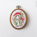 Tiny Mushrooms embroidery kit by Tamar Nahir-Yanai