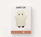 Ghost Cat felt doll kit in its screen printed Kiriki Press packaging