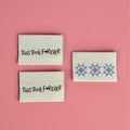 This Took Forever reversible woven sew-in label