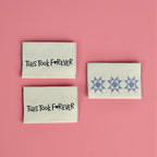 This Took Forever reversible woven sew-in label