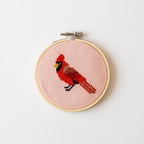 Cardinal Cross Stitch Kit by Cotton Clara
