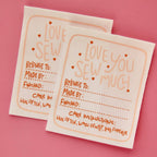Love You Sew Much woven cotton write-on quilt label