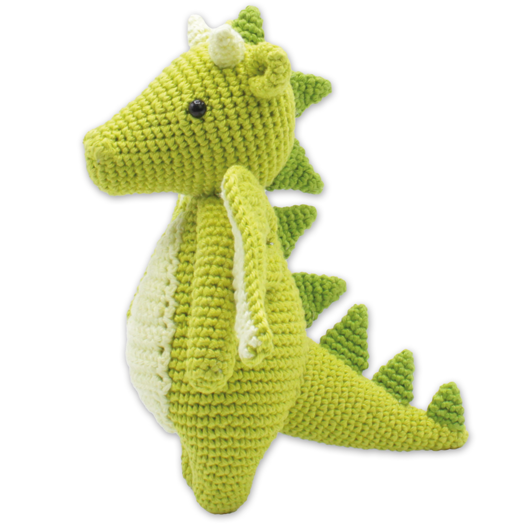 Doris dragon amigurumi crochet kit from The Stitch