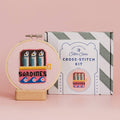 Sardines Cross Stitch Kit by Cotton Clara