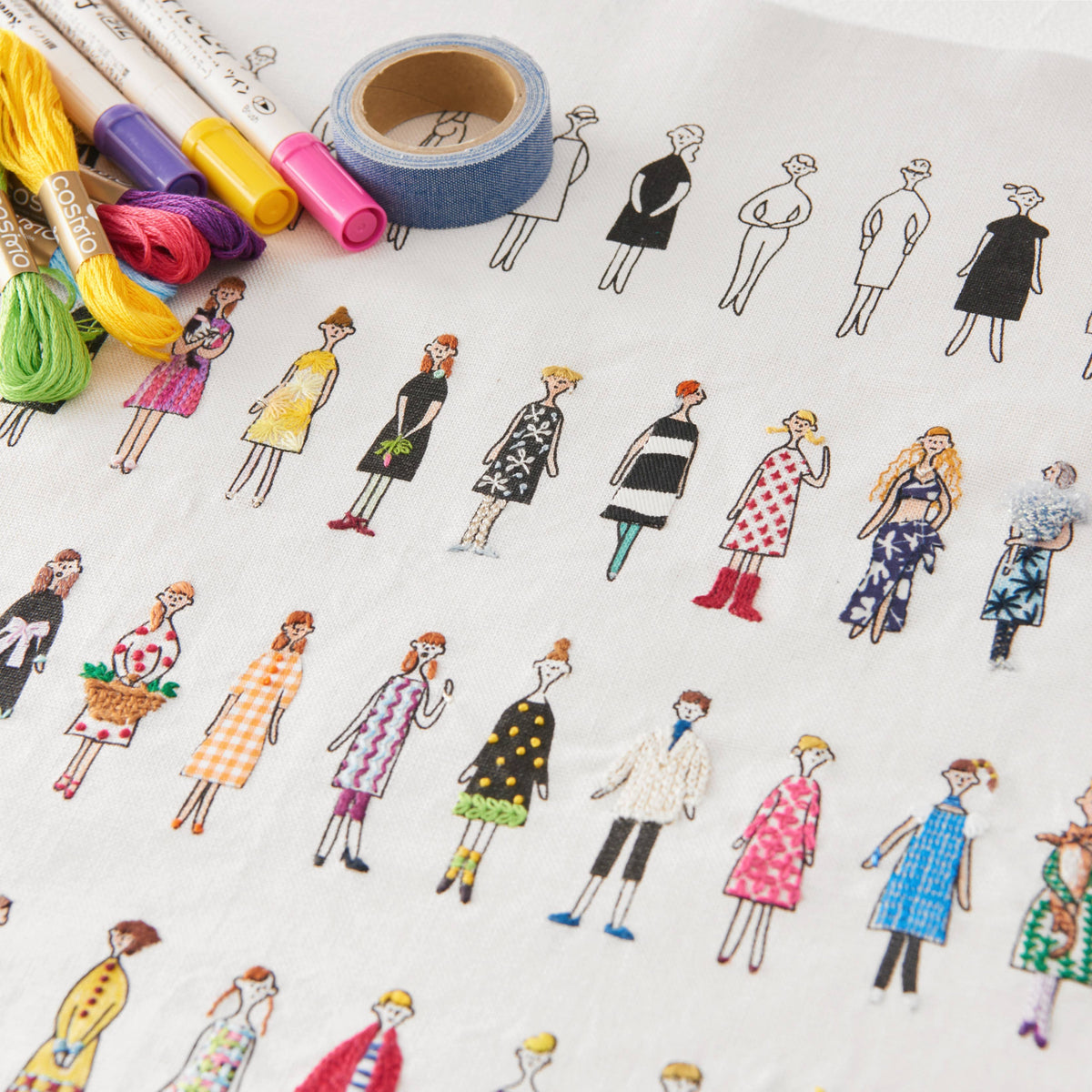 COSMO 100 Ladies & Gents Embroidery Panel