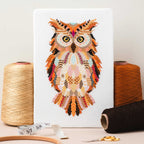 Mandala Owl cross stitch chart by Meloca Designs