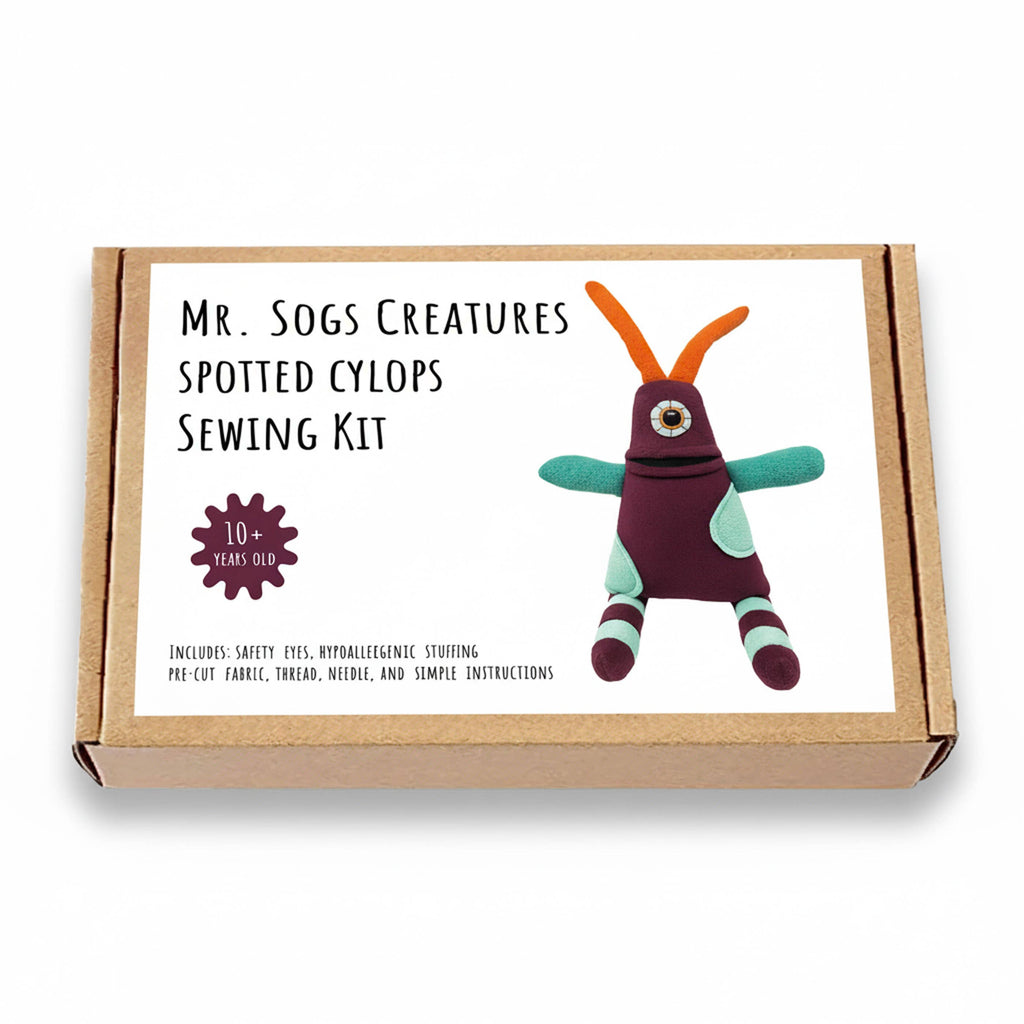 Mr. Sogs - Spotted Cyclops Creature DIY Plush Sewing Kit