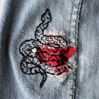 Socorro Society Sashiko Stick 'n Stitch Snake