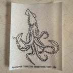 Nauticals visible mending transfers, wash-away sticker patterns for repairing worn clothing