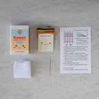 Kawaii Burger mini cross stitch kit from The Stitch