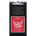 Richard Hemming and Son crewel embroidery needles in assorted sizes 3 to 9, made in England