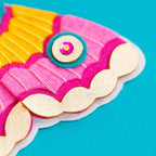 Pink Moth Felt Ornament Kit contents
