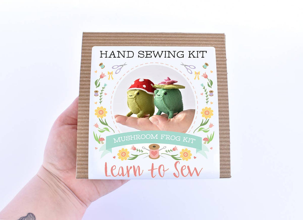 Felt Frog Sewing Kit by DelilahIris