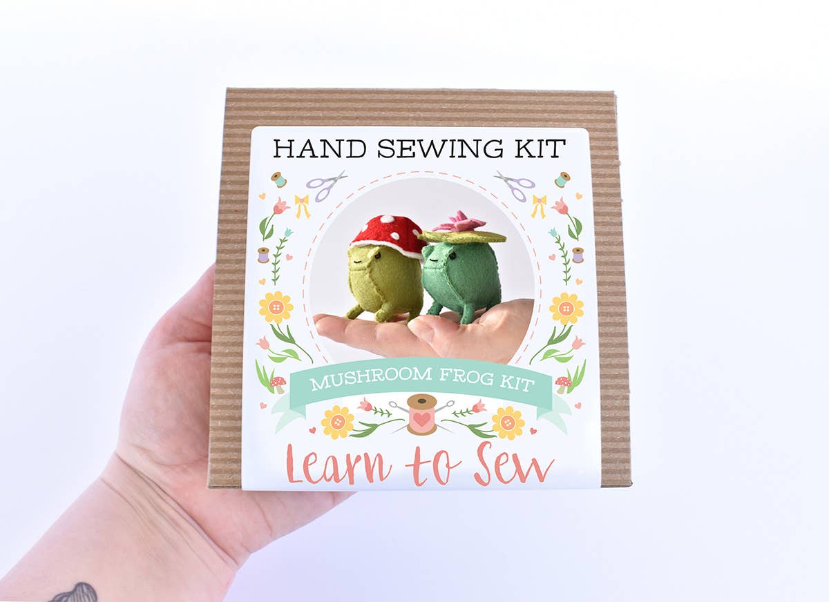 Felt Frog Sewing Kit by DelilahIris