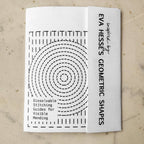 Eva Hesse geometric visible mending transfer pack by Approved Textiles, four wash-away grid and loop designs