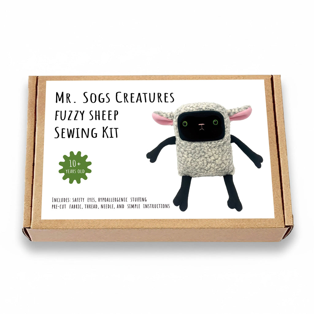 Mr. Sogs - Fuzzy Sheep DIY Plush Sewing Kit