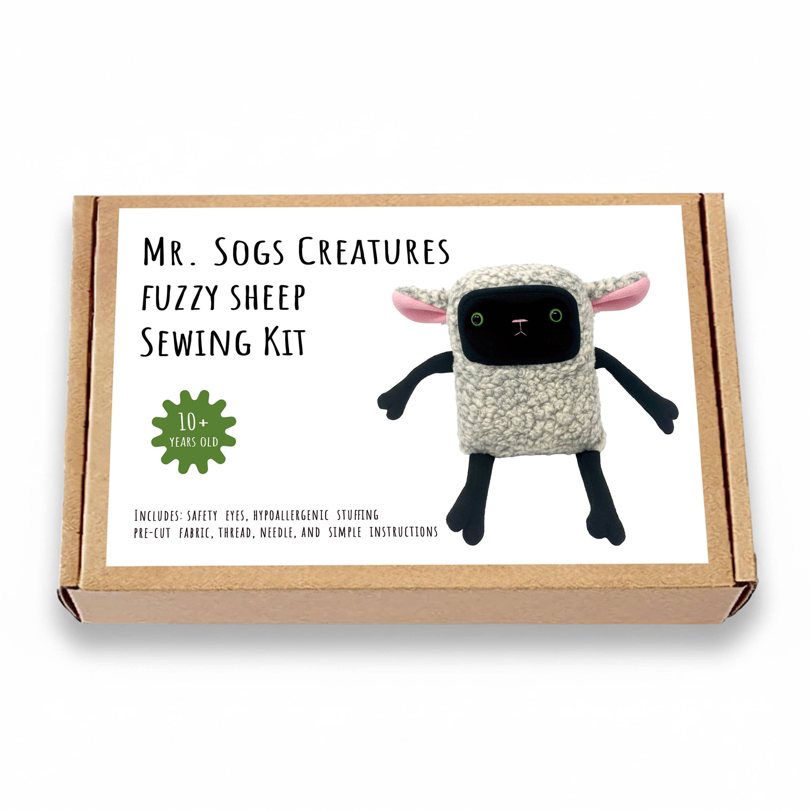 Mr. Sogs - Fuzzy Sheep DIY Plush Sewing Kit