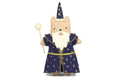 Wizard Cat felt doll kit by Kiriki Press, a cat in a starry navy robe and pointed hat