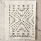 Eva Hesse geometric mending patterns for repairing denim, jackets and worn clothing