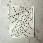 Hanabi wash-away sticker patterns for reinforcing and decorating worn fabric
