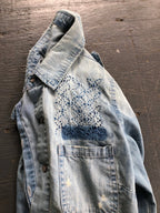Washable stick and stitch mending transfers designed by Wrenbird Arts