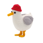 Stephen seagull amigurumi crochet kit from The Stitch
