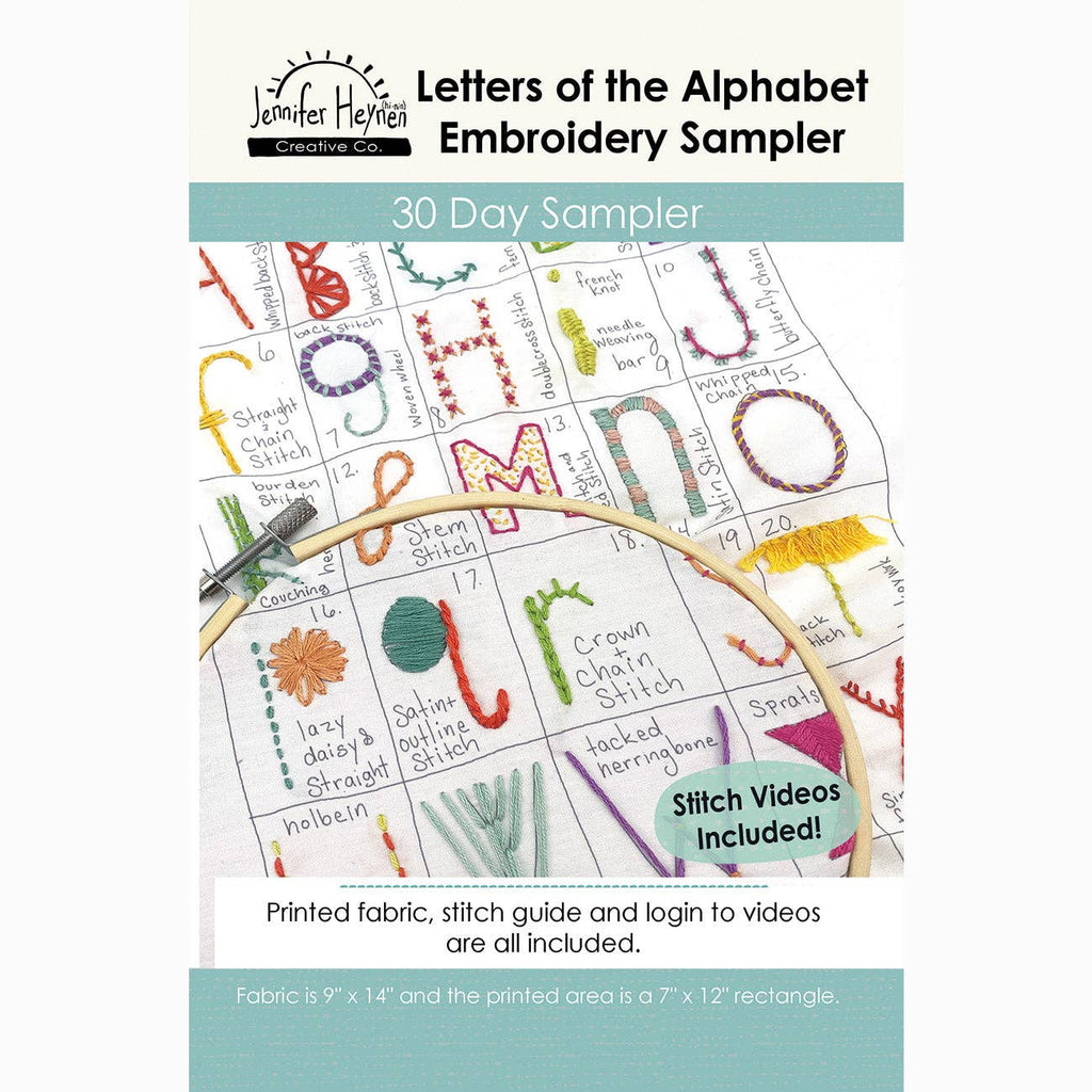 Letters of the Alphabet 30 Day Sampler by Jennifer Heynen
