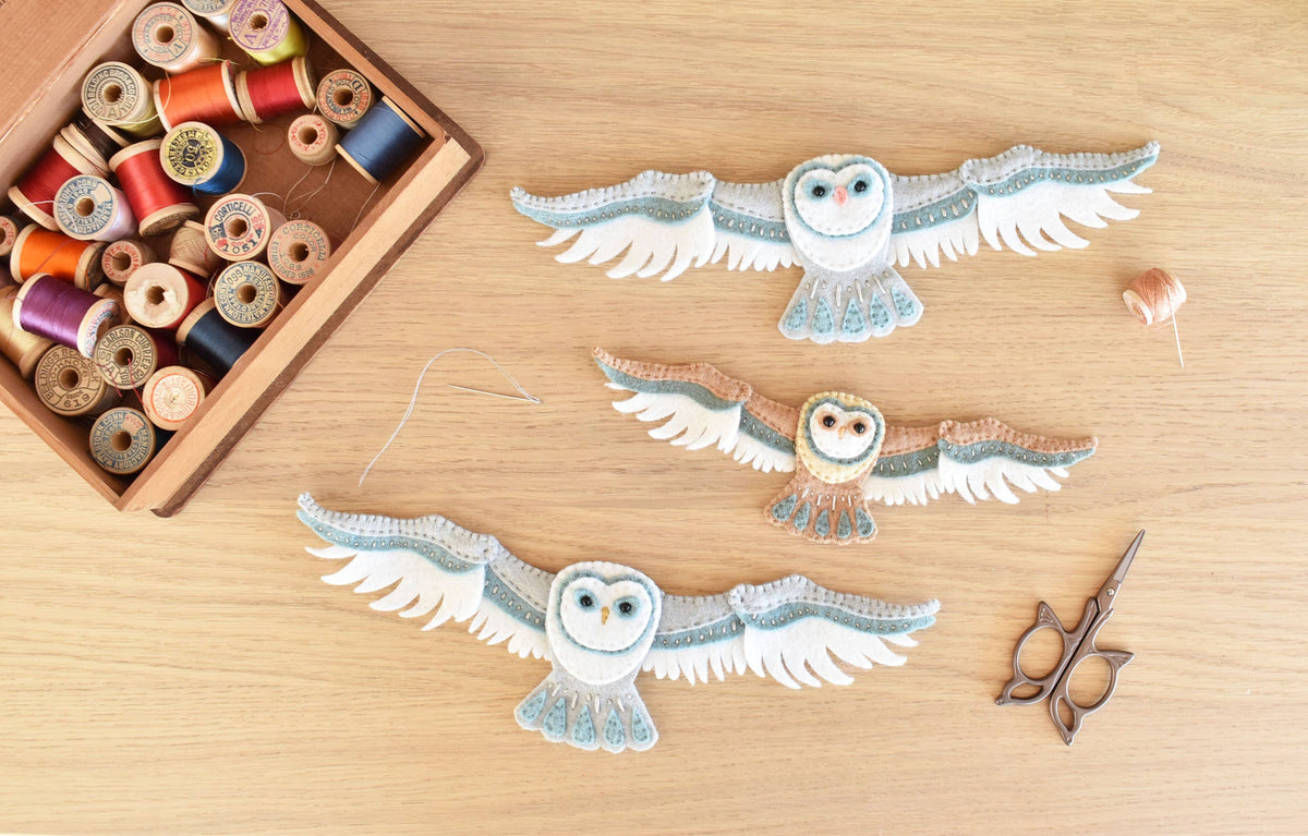 Felt Owl Ornament Sewing Pattern by DelilahIris