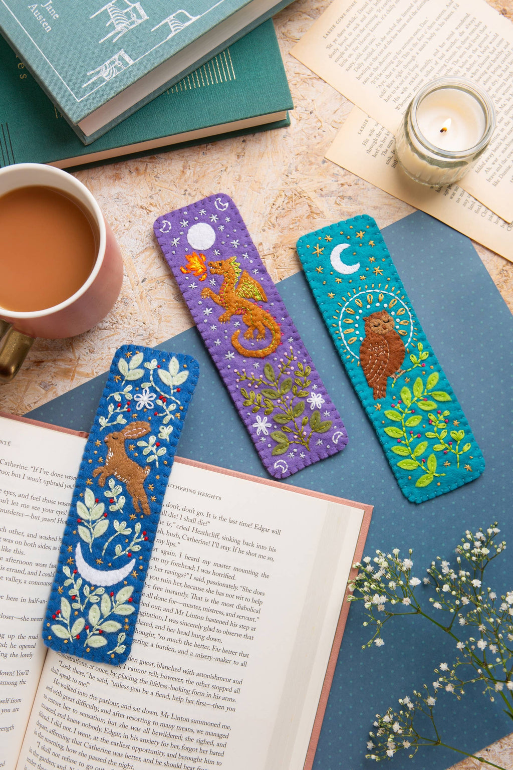 Owl Bookmark felt craft kit from The Stitch