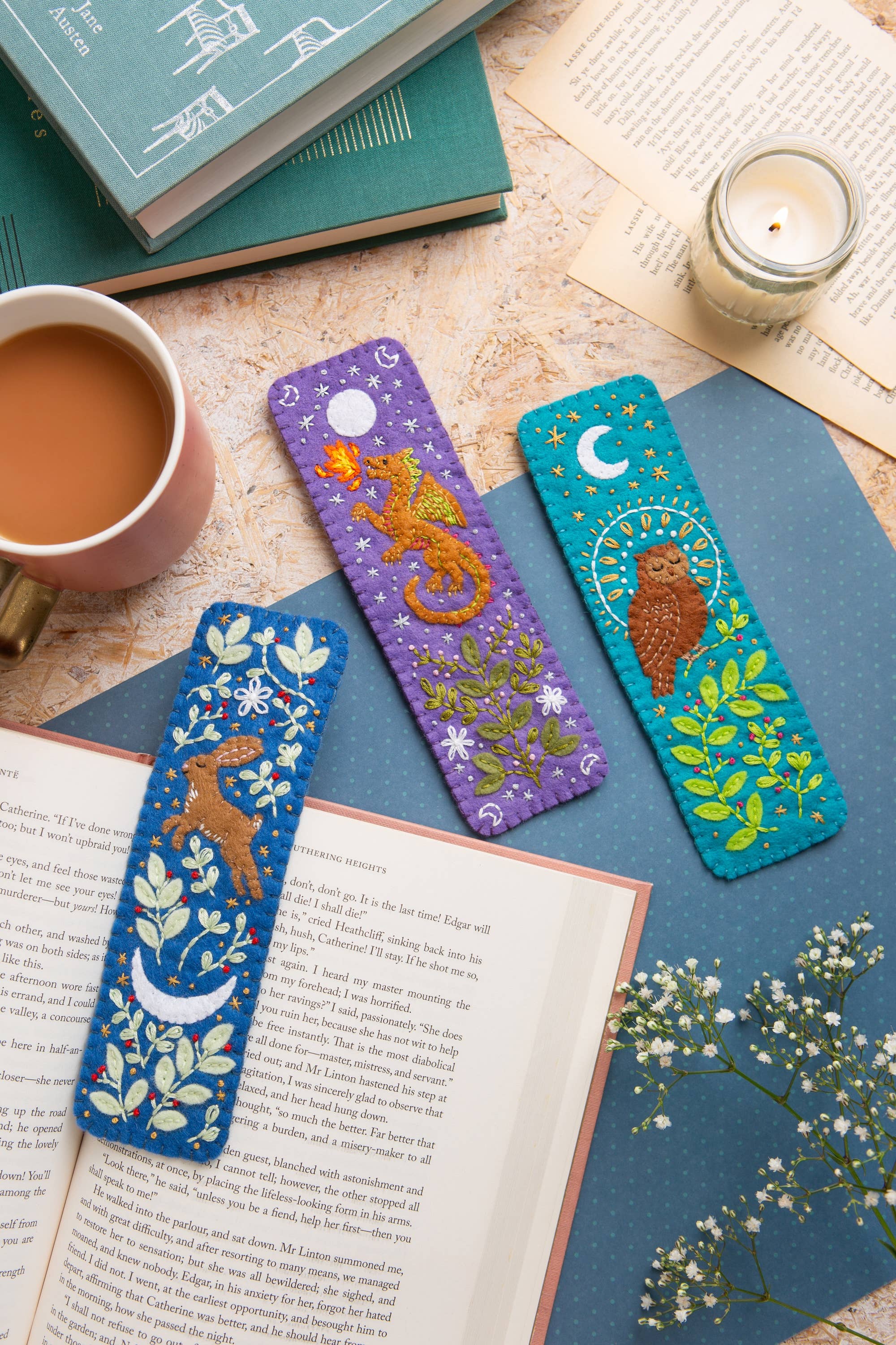 Owl Bookmark felt craft kit from The Stitch