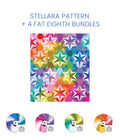 Stellara quilt kit with Alison Glass Color Camp Basics fat eighth bundles